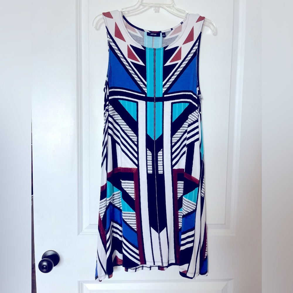 Women’s A line sleeveless dress, size L